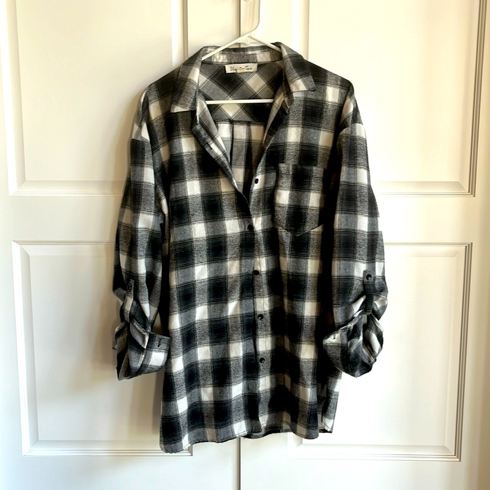 Fun fall flannel. Very comfortable.